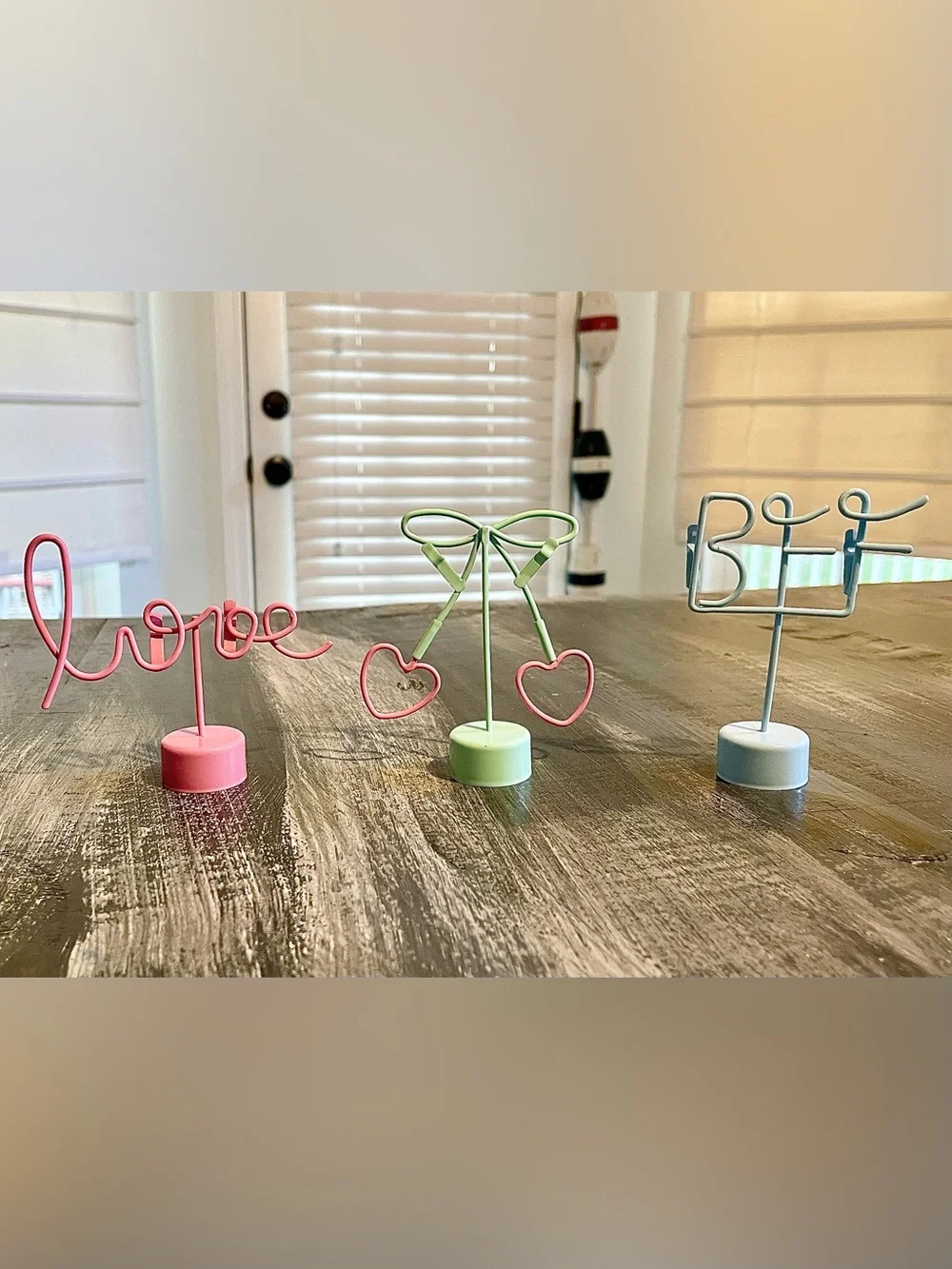 Target Bullseye’s Playground Metal Photo Holders | Love, Heart Cherries & BFF